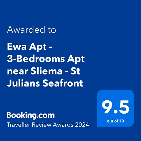 Daire San Albert - 3-Bedrooms Apt Near Sliema - St Julians Seafront